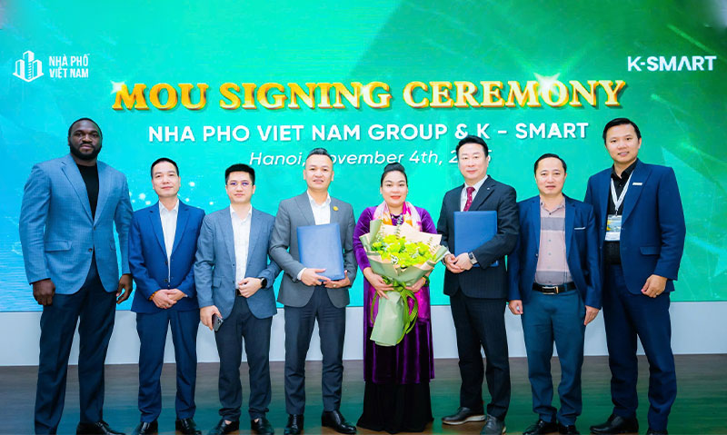 TẬP ĐOÀN NHÀ PHỐ VIỆT NAM & K-SMART – HỢP TÁC NÂNG CAO NĂNG LỰC ĐÀO TẠO TRÊN NỀN TẢNG SỐ